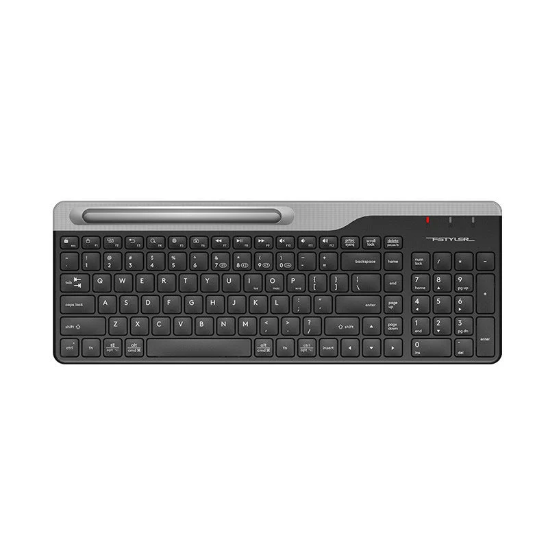 UPERFECT 15.6 Zoll Wireless Bluetooth Keyboard Full Size Four Devices Switch