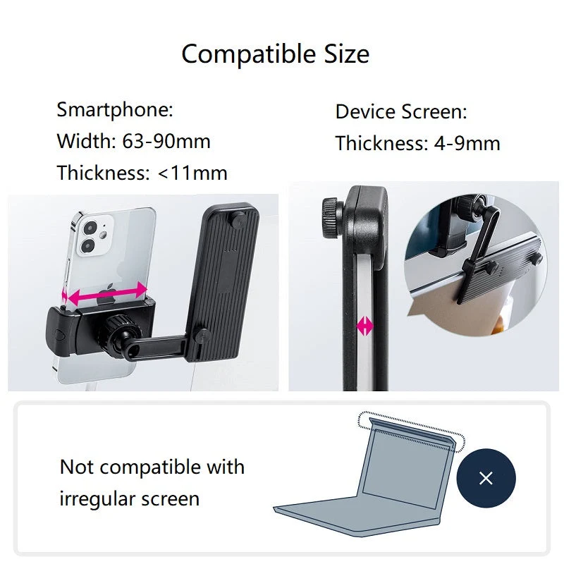 UDockSide - LapDock Side Mount Holder For Phones