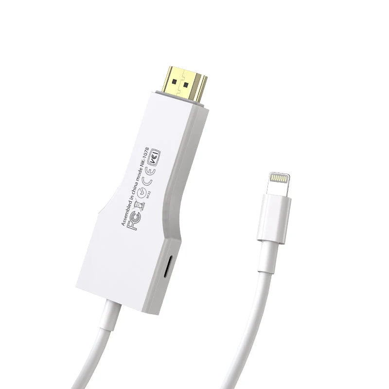 iPhone Lightning auf HDMI Kabel für TV Monitor Projektor