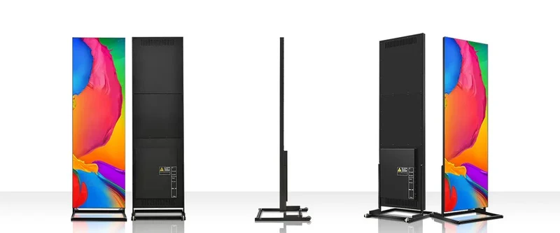 LED Video Totem Indoor München – P2/P3 freistehend