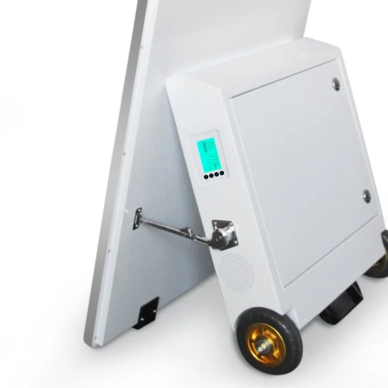 Digitaler Kundenstopper 43 Zoll 400 bis 1800 cd/m² mit Akku, tragbar, in Weiß oder Schwarz, für den Außenbereich