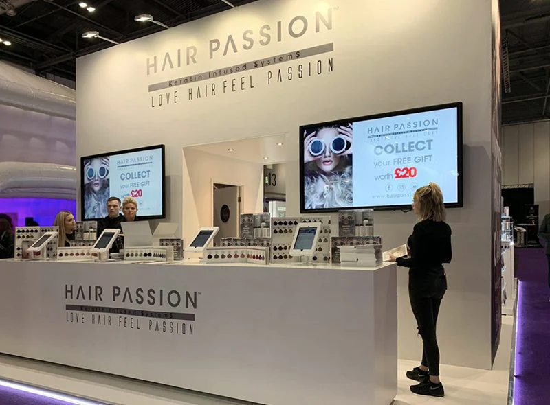 4K Großformat Digitale Werbedisplays mit 65", 75" oder 86"
