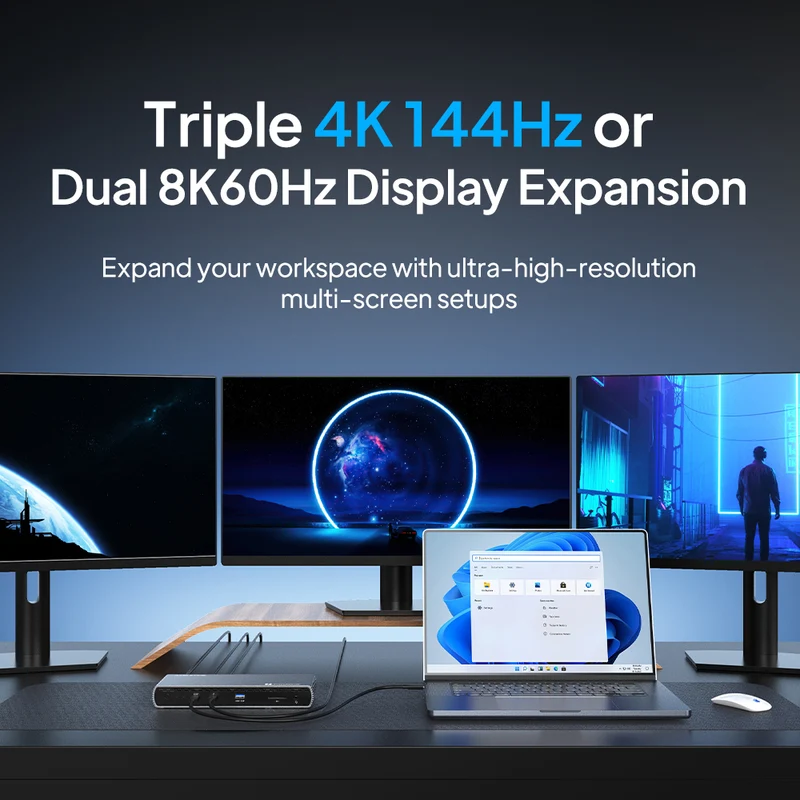 11-in-1 Thunderbolt 5 Dock with 140W Charging