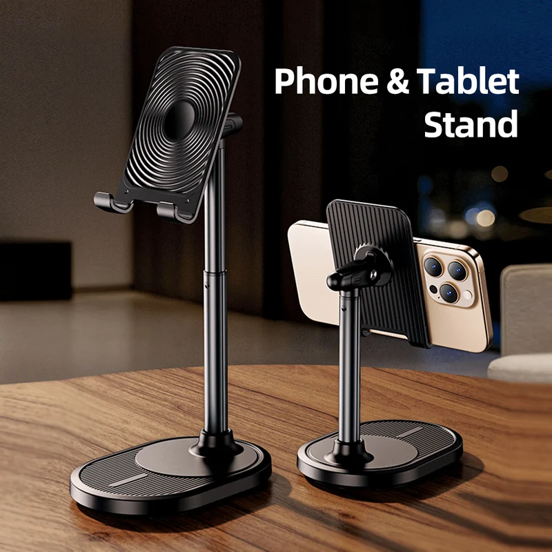 Height Adjustable Phone Tablet Stand for Desk