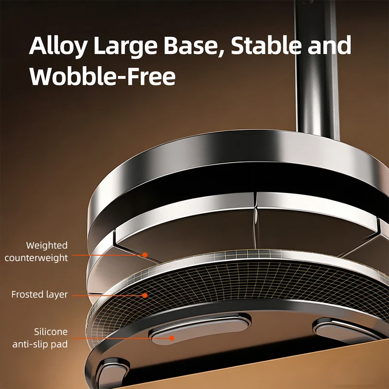 Height Adjustable Phone Tablet Stand for Desk