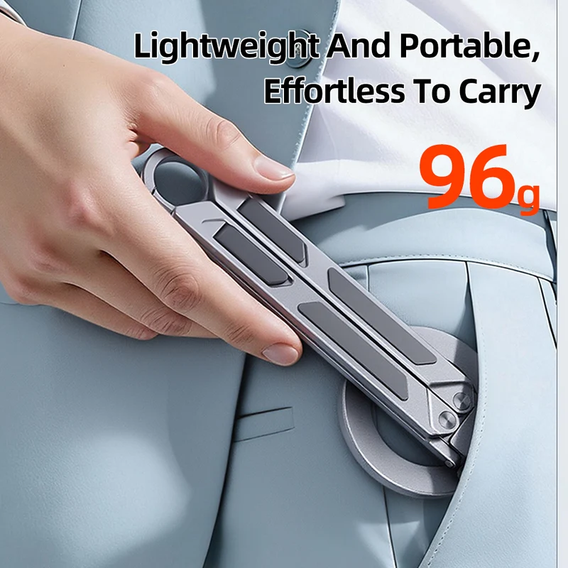 Foldable Magnetic Phone Tablet Tripod Stand with Carabiner
