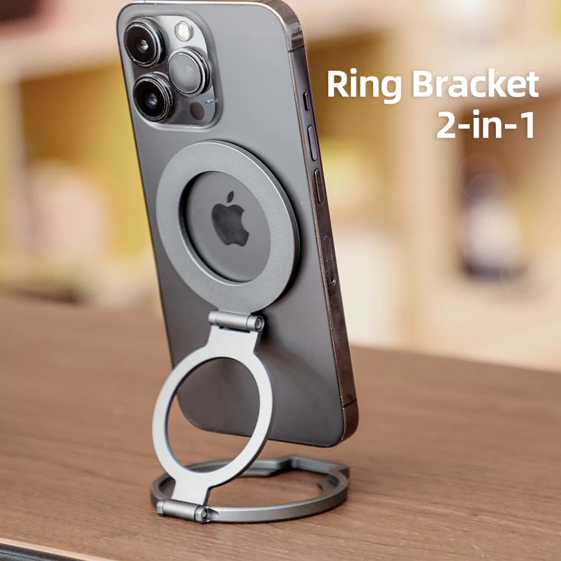 Magnetic Phone Ring Holder Stand with N52 Magnets for iPhone & Android