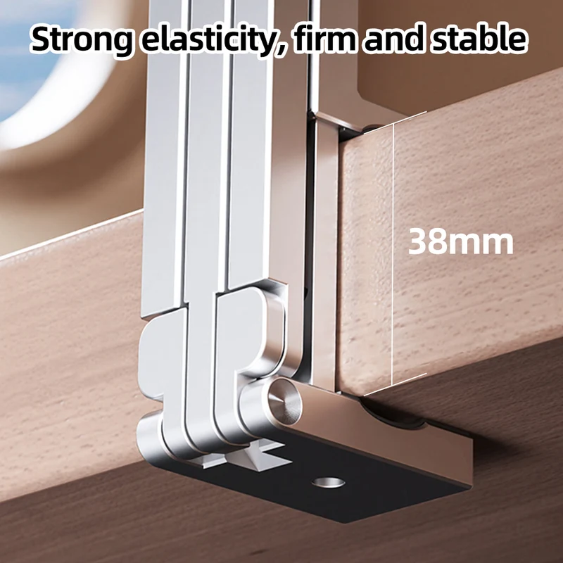 Portable Magnetic Phone Stand Tripod with Clip, Foldable MagSafe Phone Holder for iPhone & Smartphones