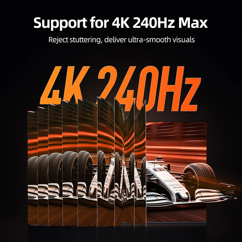 Ultra Thin Slim 8K AOC HDMI 2.1 Active Optical Cable 48 Gbps, HDR10+, 4K240Hz