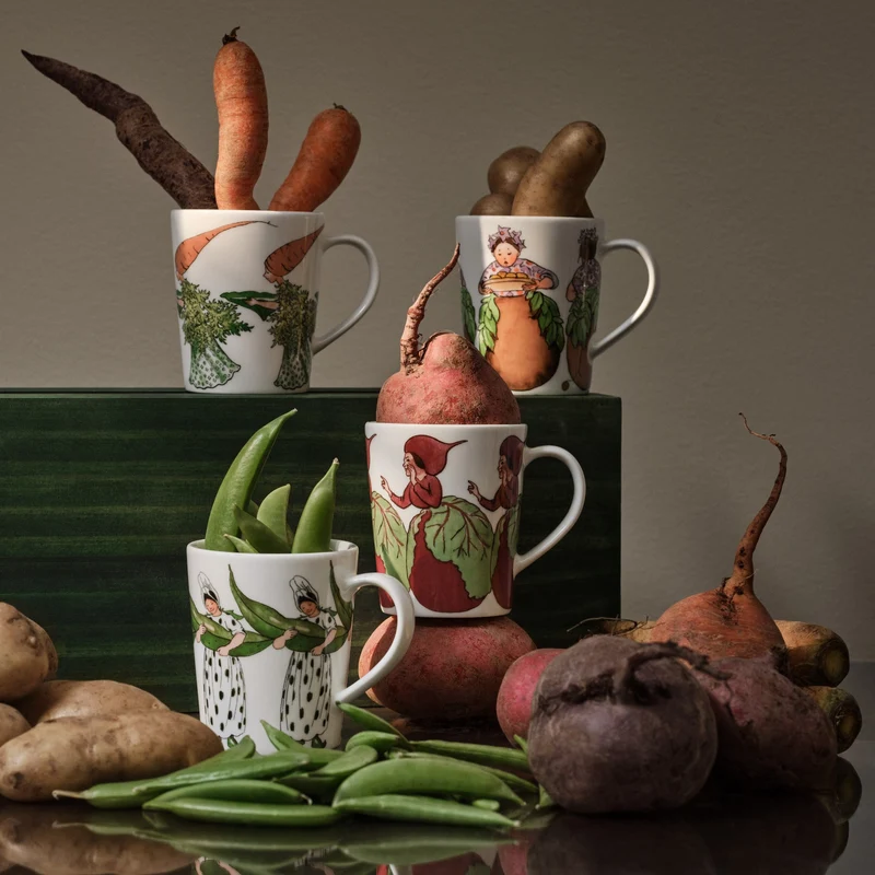Design House Stockholm Elsa Beskow Vegetable Mug