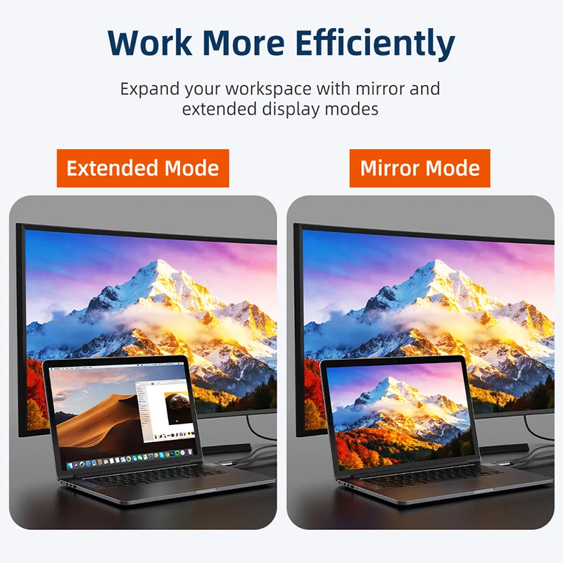 Unidirectional 4K 60Hz Active HDMI to DisplayPort Cable with USB Power for PS5, Xbox Series X, Laptop to Monitor