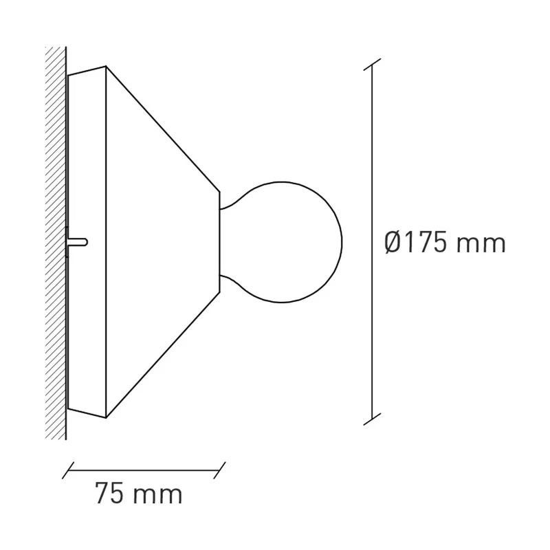 Plato Design Ada Wall and Ceiling Lamp