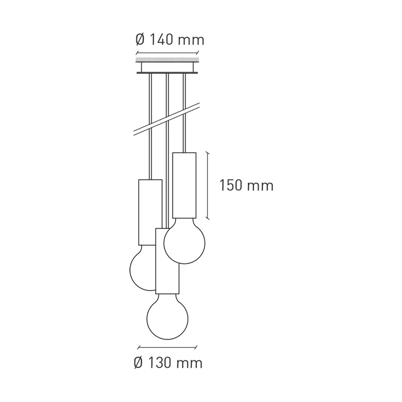 Plato Design Ila Trio Pendant Lamp