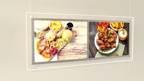 LED Posterhalter Multi Kit 2xDIN A3 in Querformat