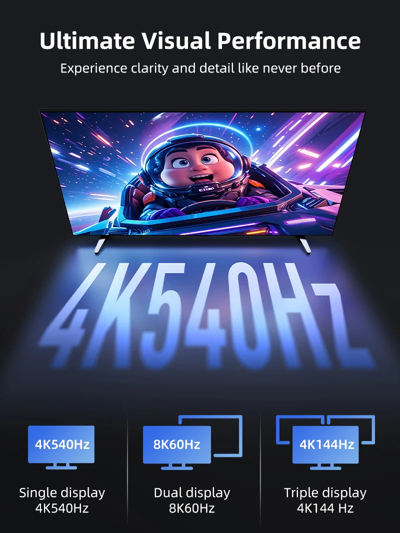 Intel Certified Thunderbolt 5 Cable 0.8m | 240W, 120Gbps, 8K