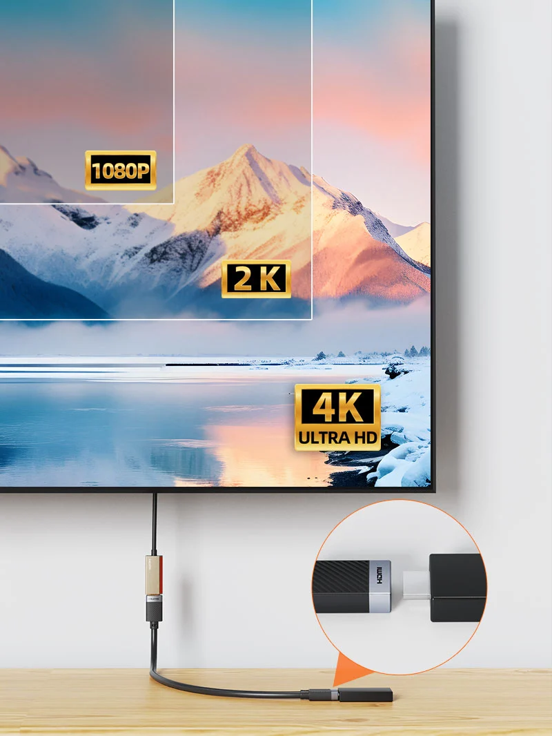 4K60Hz HDMI Extension Cable Female to Female