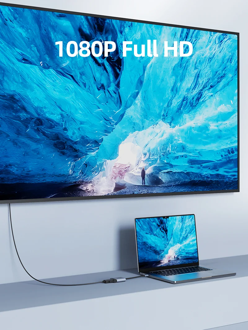USB Type C to VGA Adapter for MacBook Pro