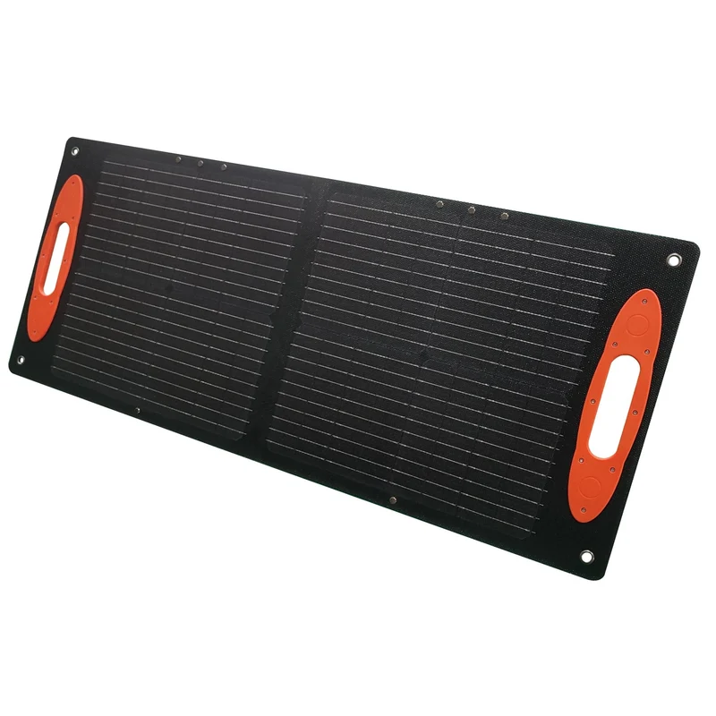 Tragbares Solarpanel mit EFTE-Beschichtung Solarpanel faltbar mit USB/Type-C/DC-Anschluss Solartasche IP67 Wasserdicht Camping Solar Panel