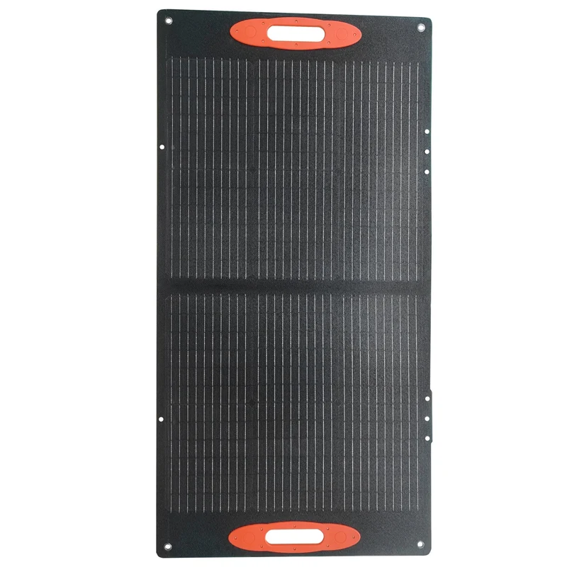 Tragbares Solarpanel mit EFTE-Beschichtung Solarpanel faltbar mit USB/Type-C/DC-Anschluss Solartasche IP67 Wasserdicht Camping Solar Panel