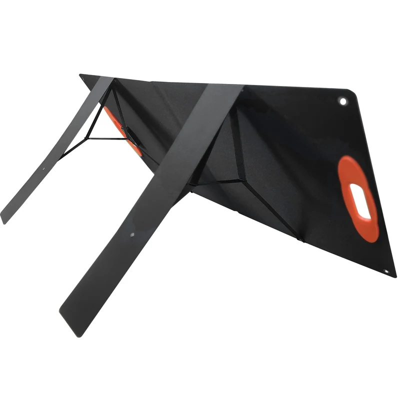 Tragbares Solarpanel mit EFTE-Beschichtung Solarpanel faltbar mit USB/Type-C/DC-Anschluss Solartasche IP67 Wasserdicht Camping Solar Panel