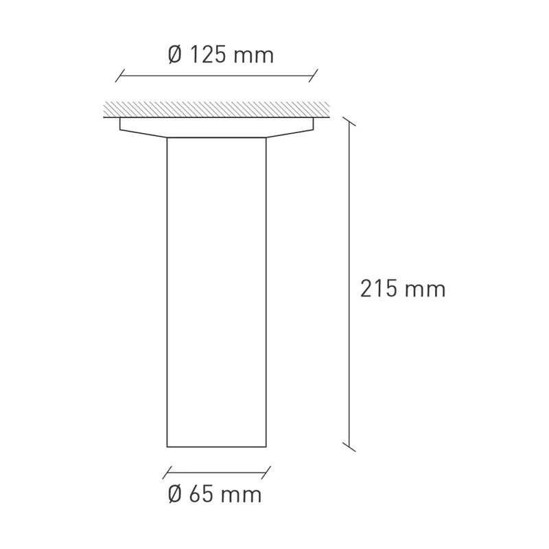 Plato Design Cromia Ceiling Lamp with Cover Plate