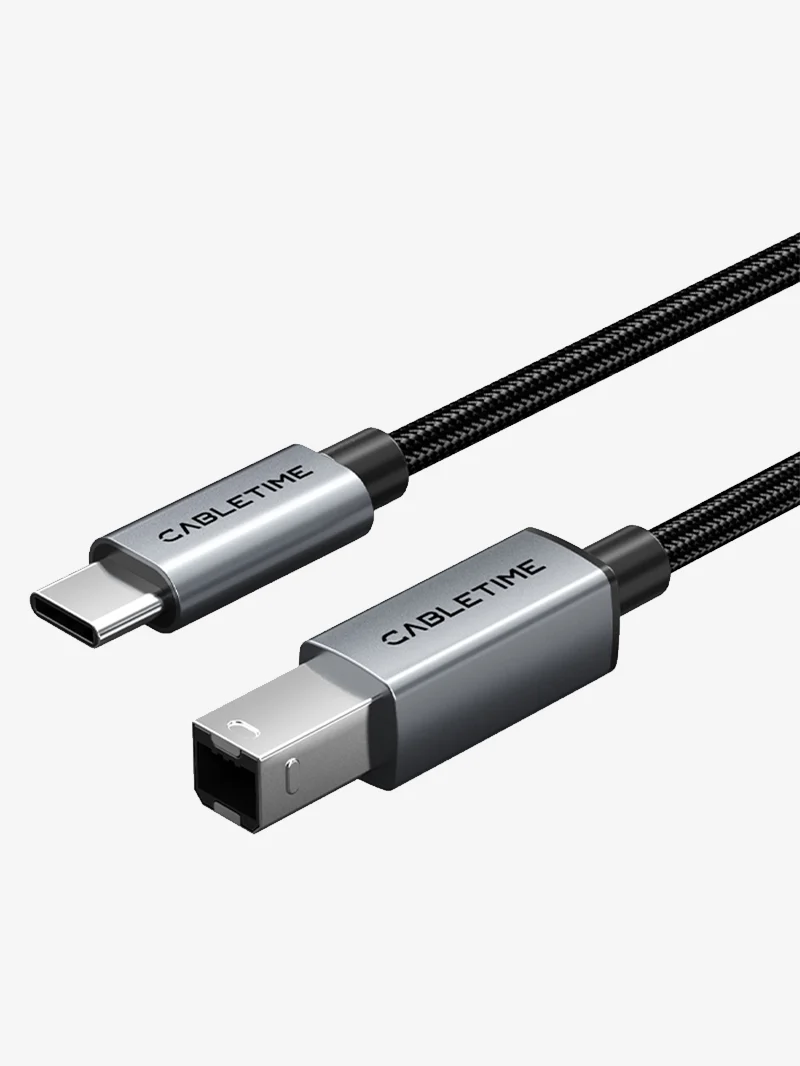 USB C to USB B 2.0 Printer Cable MIDI Cable for Yamaha Piano