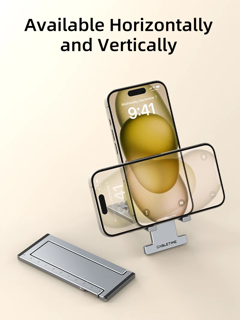Aluminum Folding Mobile Phone Holder Stand for Desk