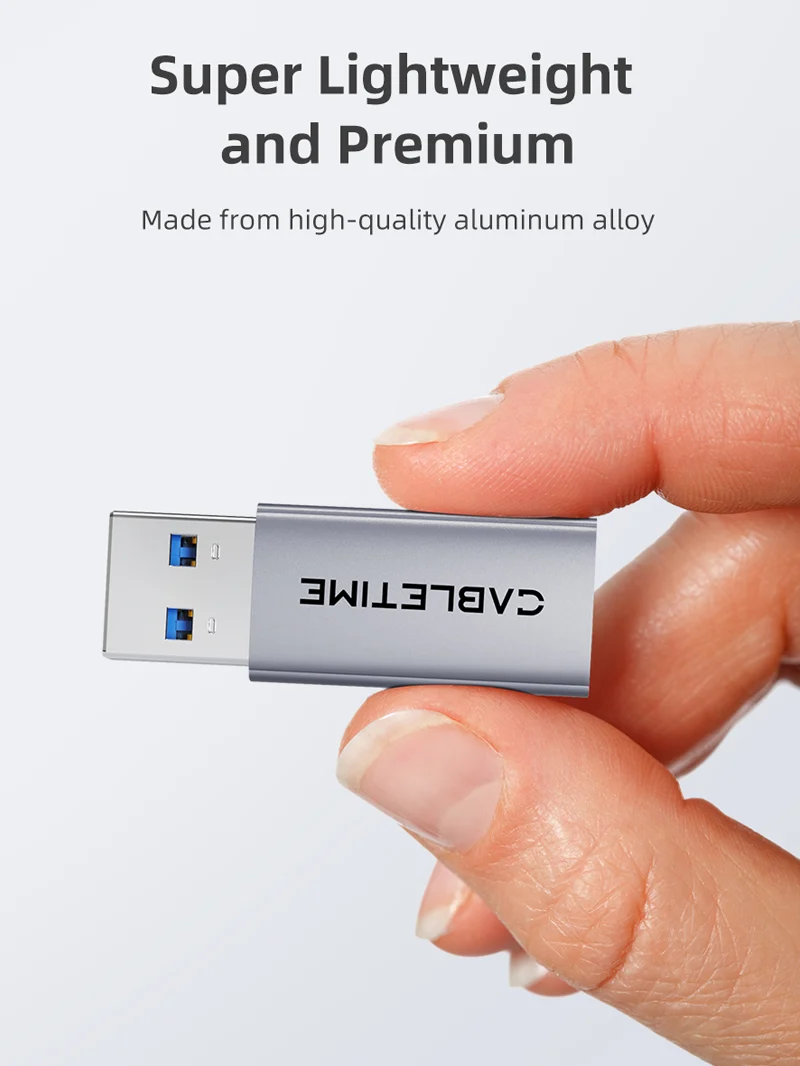 10Gbps USB 3.2 Gen 2 Type A to Type C Adapter