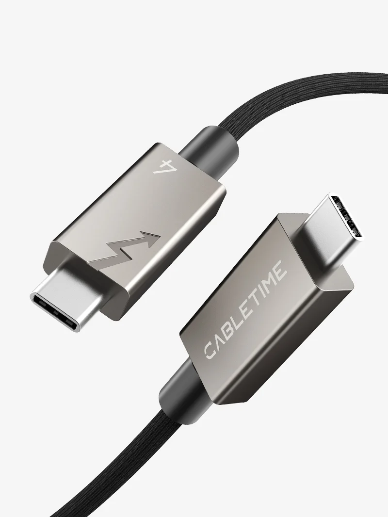 USB 4 Cable Type C 240w Charging 40Gbps 8K PD 3.1 for Macbook