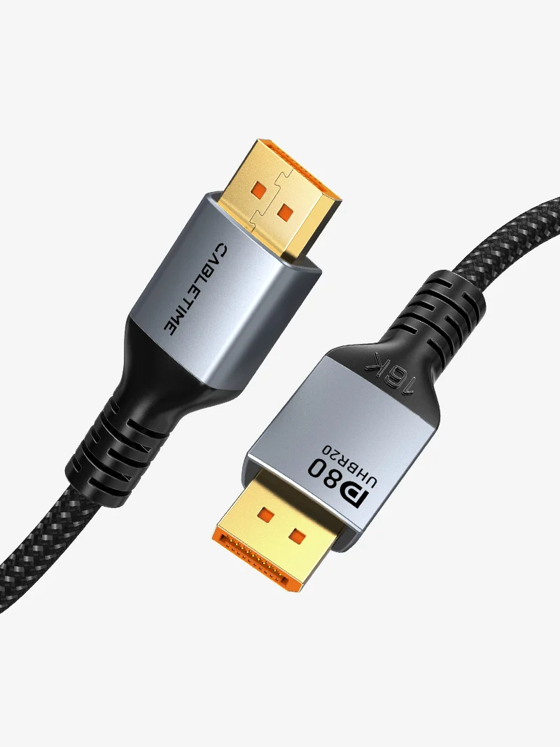 DisplayPort 2.1 Cable 16K@60Hz 8K@120Hz 4K@240Hz 80Gbps