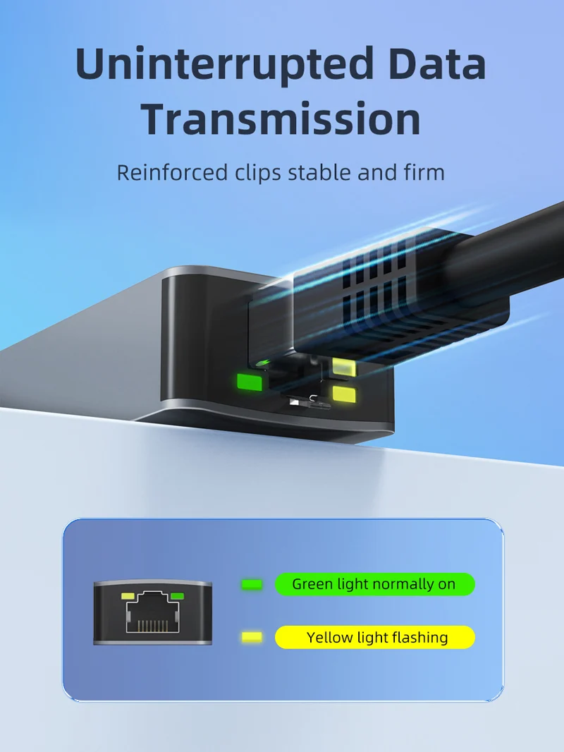 USB 3.1 Type C to 2.5G Rj45 Ethernet Lan Adapter for MacBook Pro/Air, iPad Pro,Dell XPS, Surface Laptop, Mac