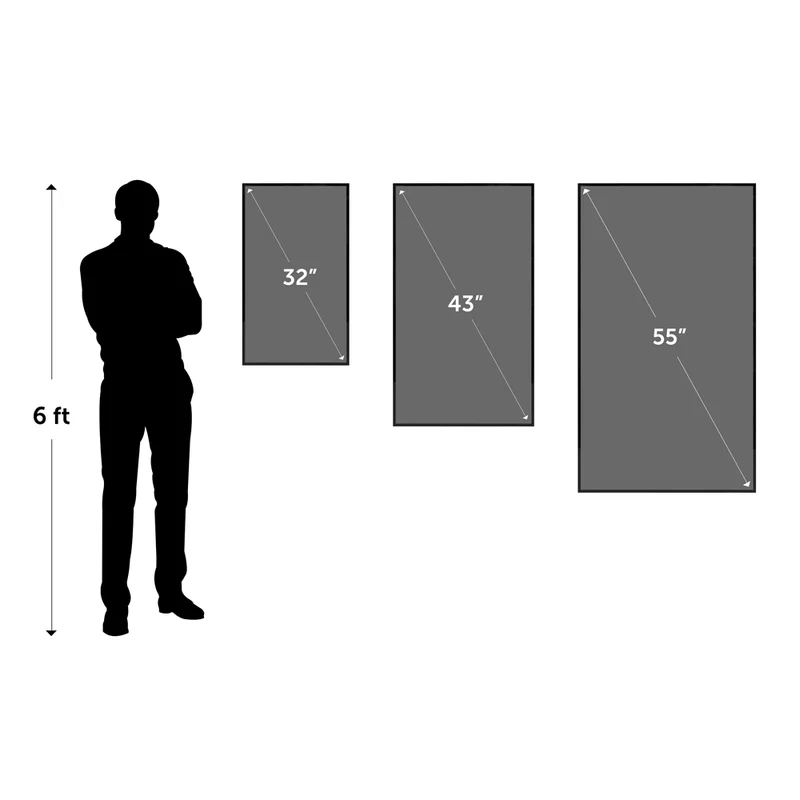 55" Android Wall Mounted Digital Display Screen