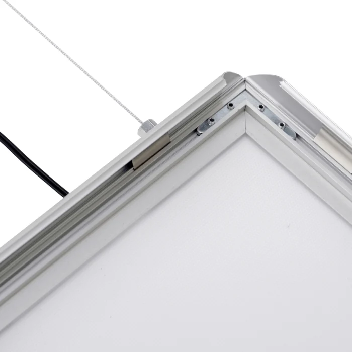 Double Sided Hanging LED Backlit Snap Frame
