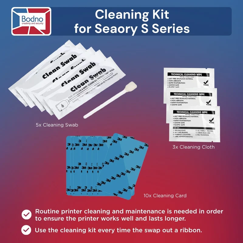 Seaory CC001 Cleaning Kit - Cleaning Card, Cleaning Swab, Cleaning Cloth