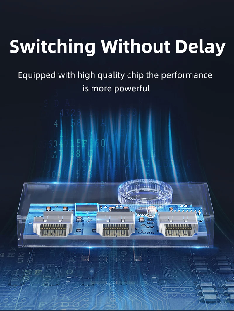 4K 60Hz HDMI 2.0 Switch 2 In 1 Out Bi-direction