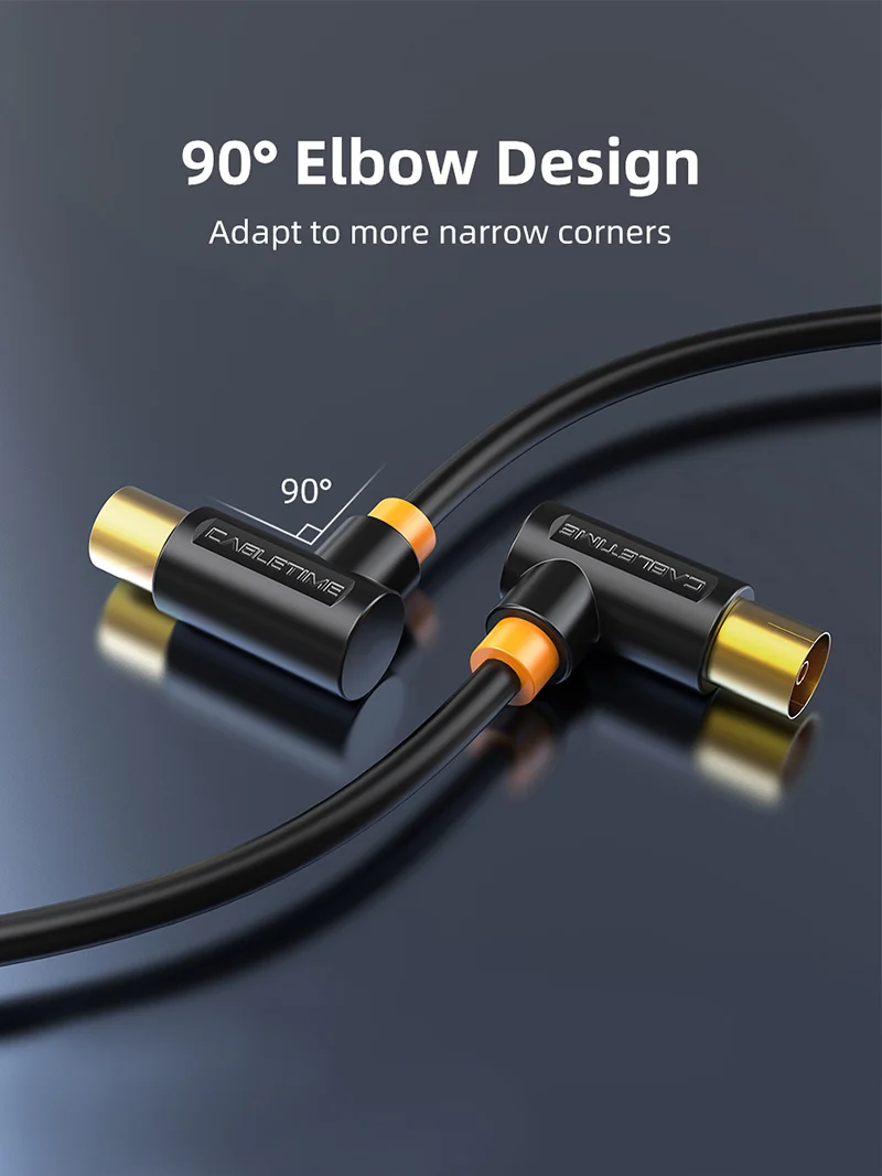 Antena TV Digital Satellite Cable for 1080P HD Telivision
