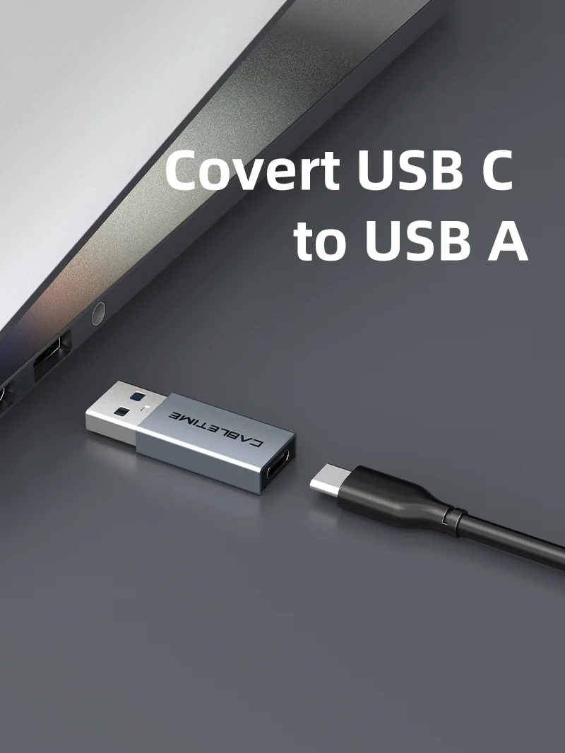 USB 3.0 A Male to USB-C Female OTG Adapter