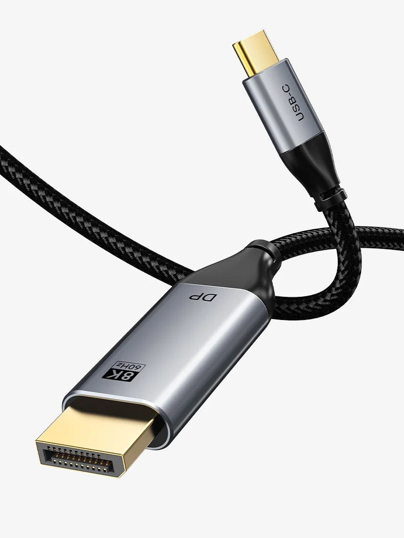 USB C to DisplayPort 1.4 Cable 8K 60Hz 4K 144Hz