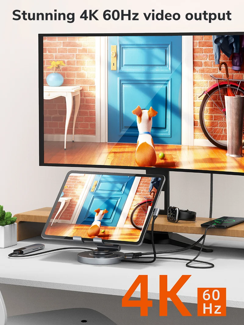8 IN 1 USB-C Docking Station for iPad Pro Air