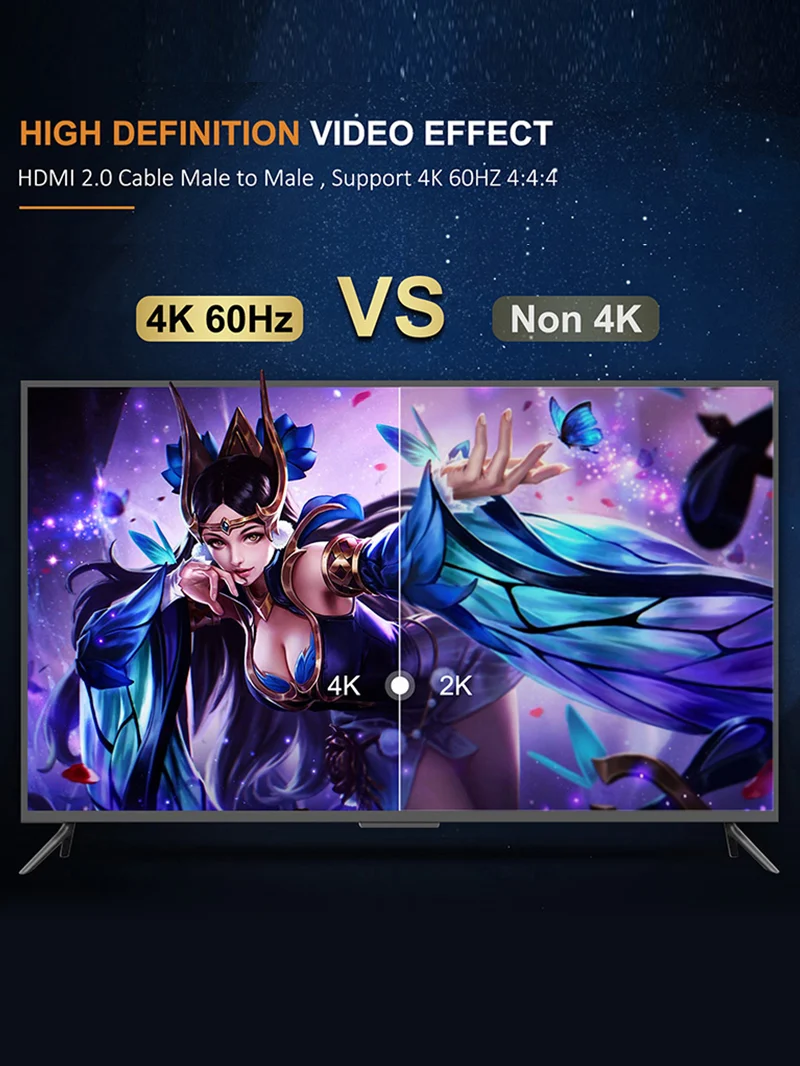Active Fiber Optical HDMI 2.0 Cable（AOC) 4K 60Hz