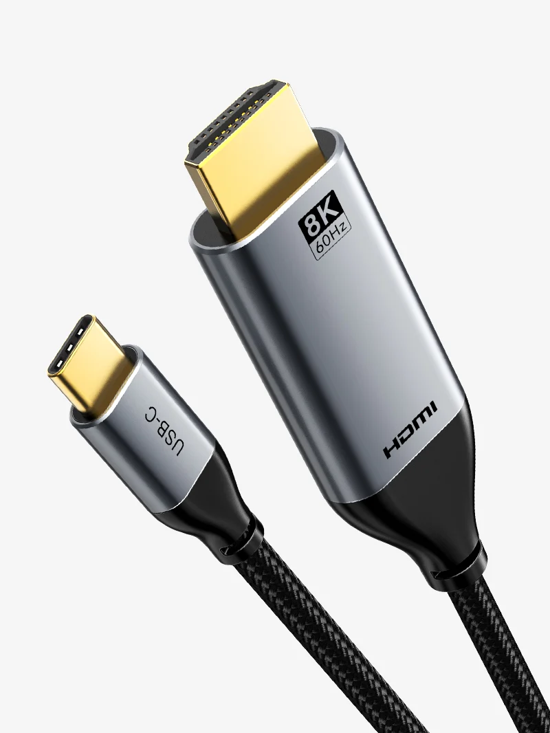 8K 60Hz USB Type C to HDMI 2.1 Cable