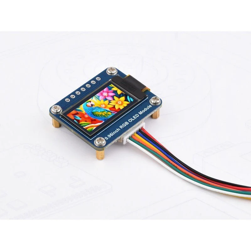 Waveshare - 0,96 " RGB OLED Display Modul kompatibel mit Arduino und Raspberry Pi