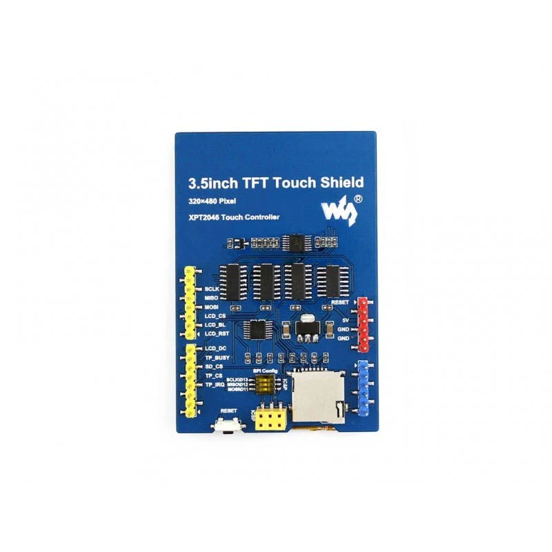 Waveshare - 3,5" TFT Touch Shield Display kompatibel mit Arduino