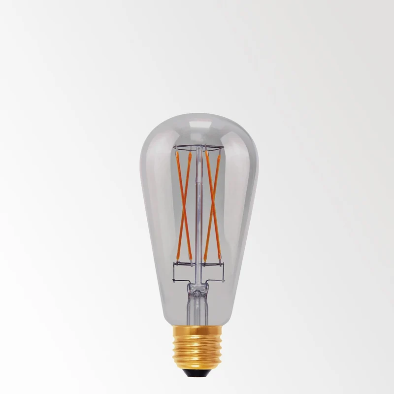 Deltalight LED Filament T64 E27 6W 2200K Smoke