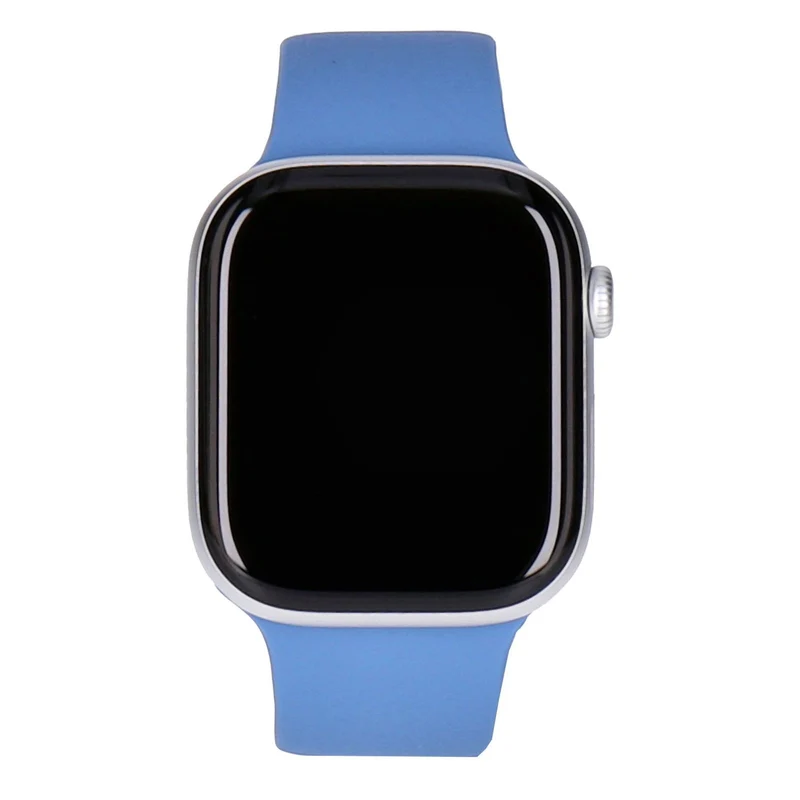 Apple Watch Series 10 46mm GPS Silber S/M Aluminiumgehäuse, Sportarmband Denim