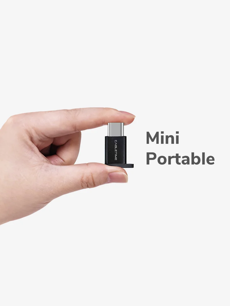 USB-C to Micro USB 2.0 Adapter OTG 480Mbps Fast Charge