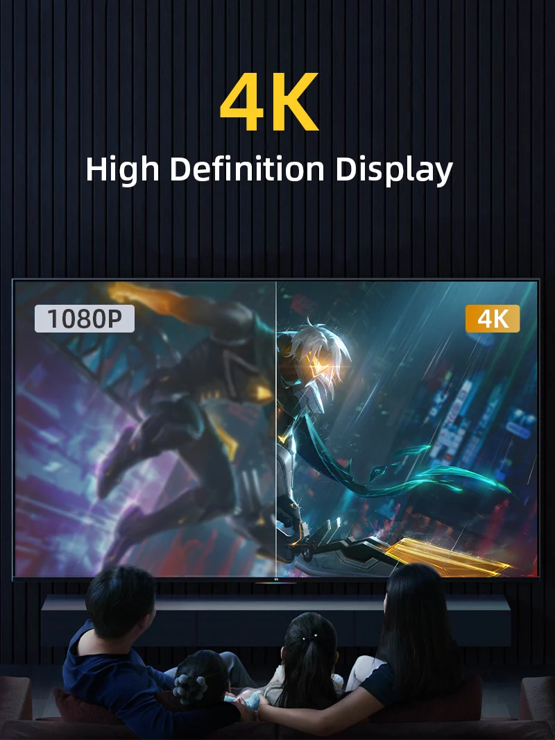 DisplayPort 1.2 Male to HDMI Male 4K 60Hz Cable