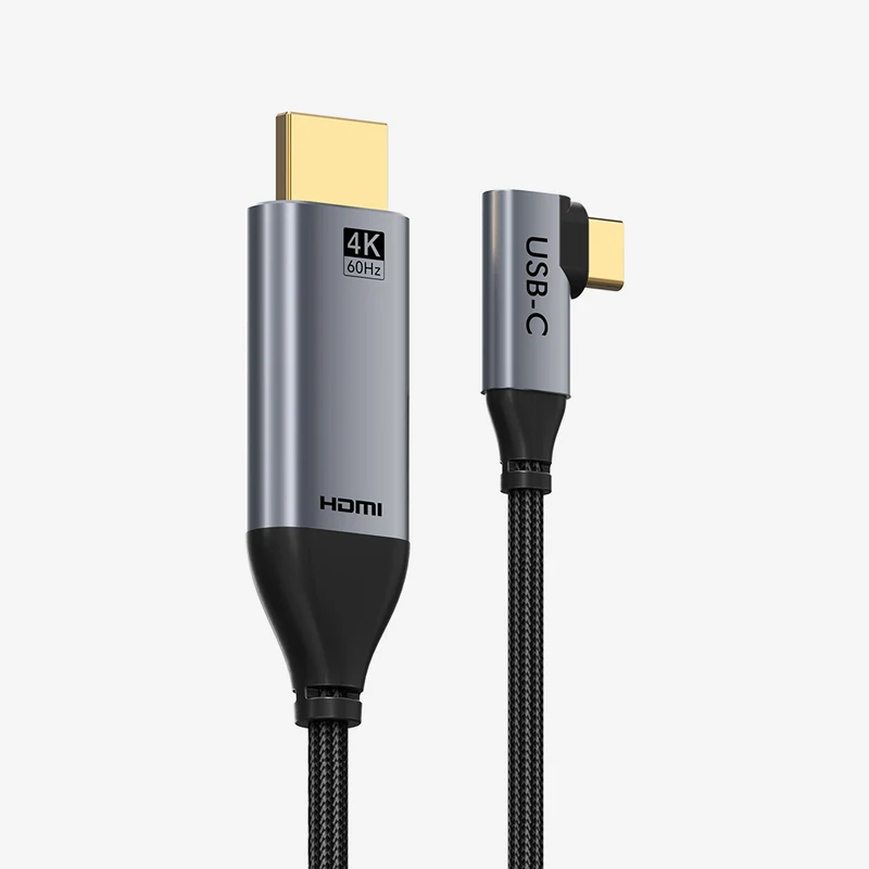 USB-C to HDMI Cable 4K 60hz Right Angle for MacBook Pro