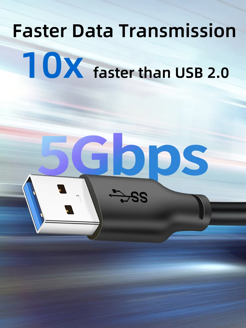 USB 3.0 Type A Male to Type A Male Cable