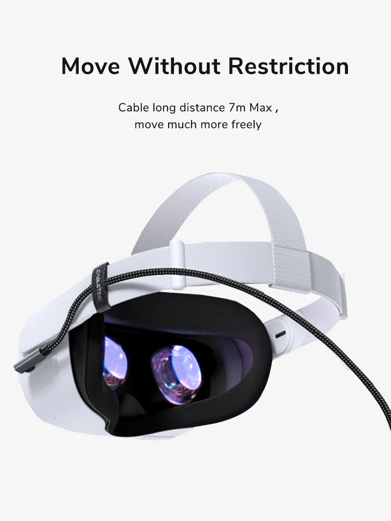 USB 3.0 Data Link Cable for Oculus Quest 2 VR Alternative